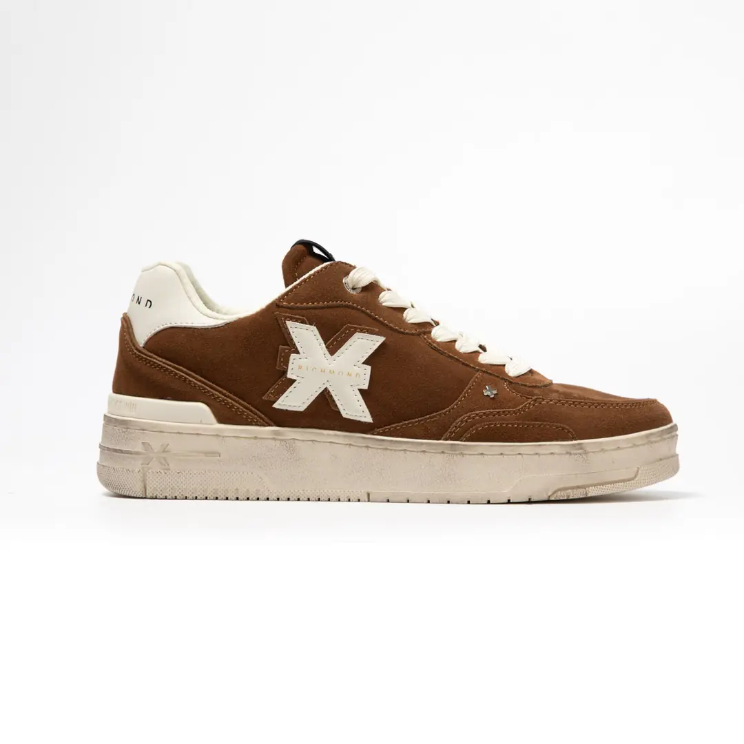 John Richmond  Erkek Kalın Taban Sneaker - Kahverengi