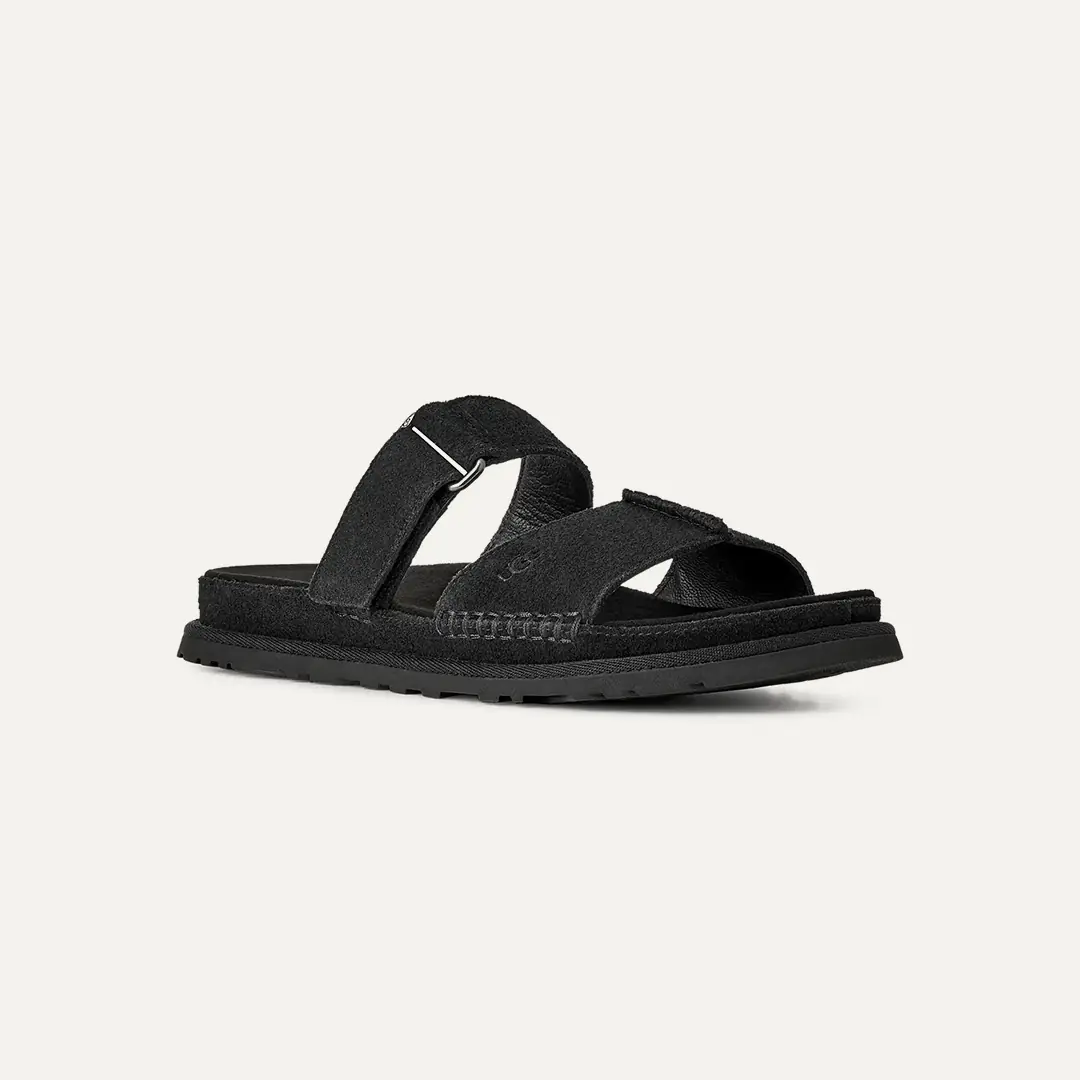 Ugg W GOLDENGAZE SLIDE Kadın Çift Bantlı Terlik - Siyah