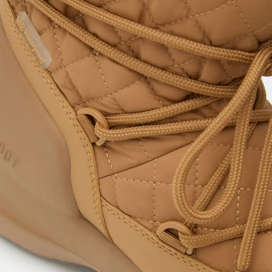 Moon Boot Mezzaluna Quilted Kadın Bağcıklı Kar Botu
