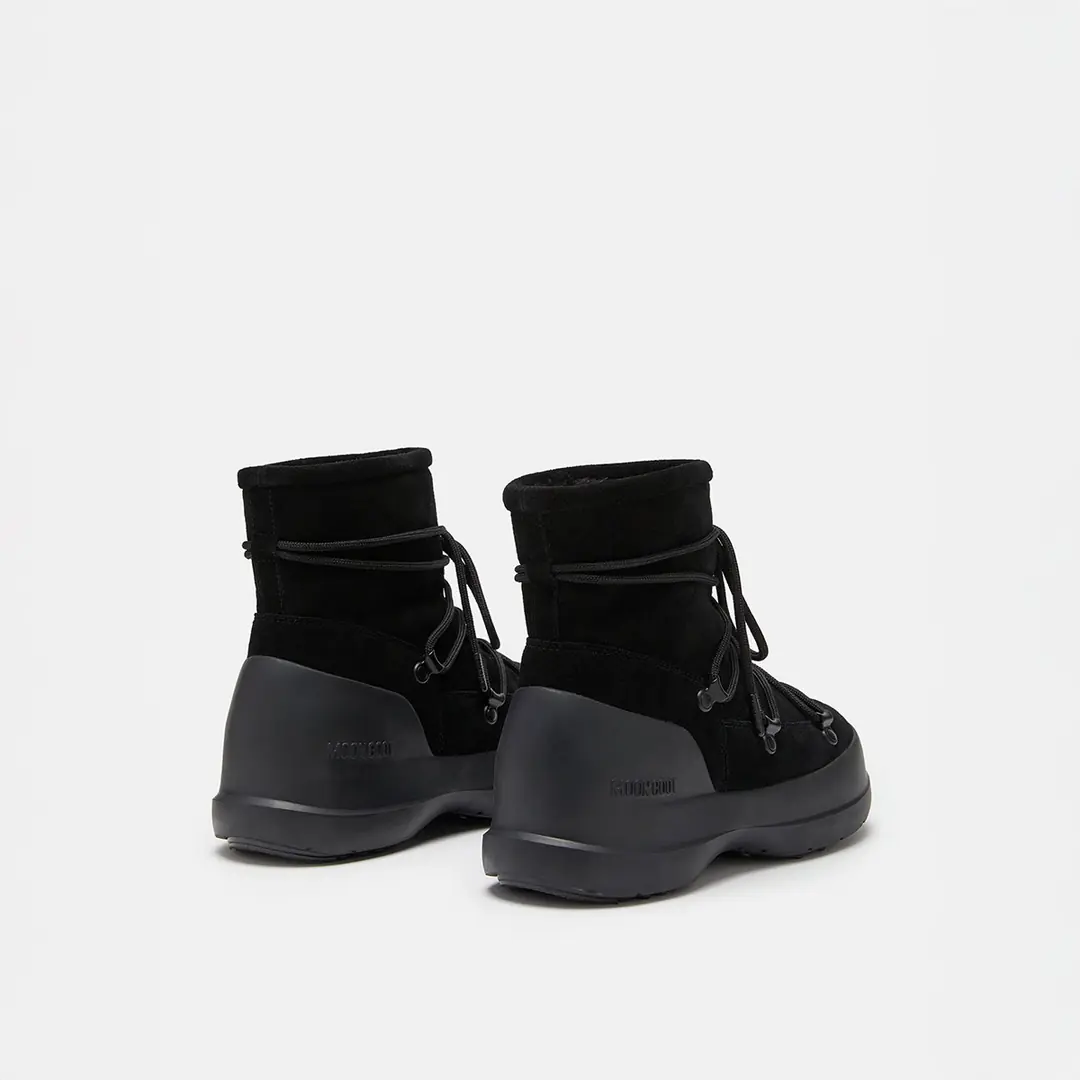 Moon Boot Luna Boot Suede Kadın Bağcıklı Bot - Siyah