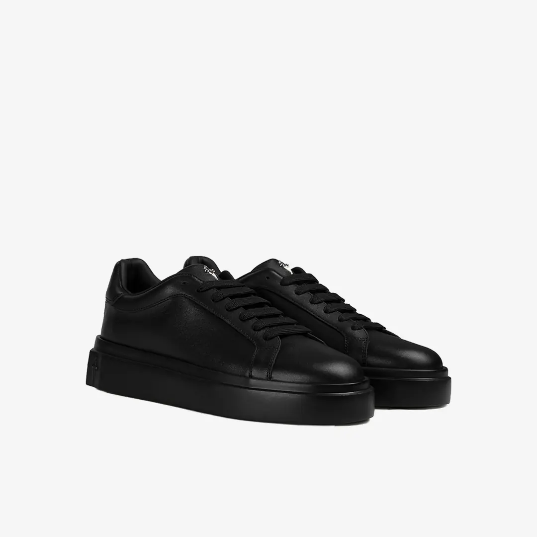 Paciotti Calf Erkek Kalın Taban Sneaker - Siyah