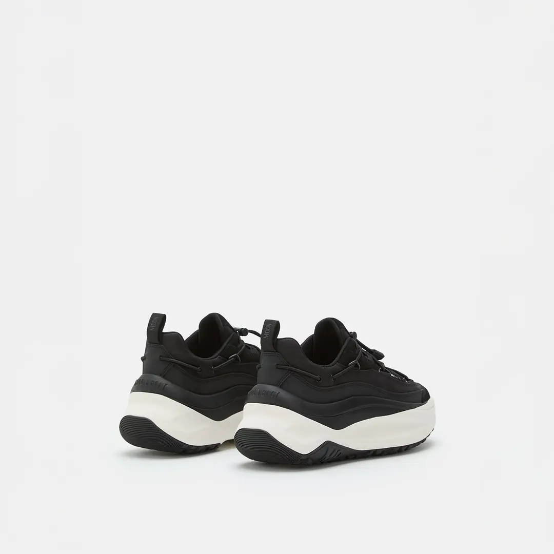 Moon Boot Moon247 Xlace Kadın Sneaker - Siyah Beyaz