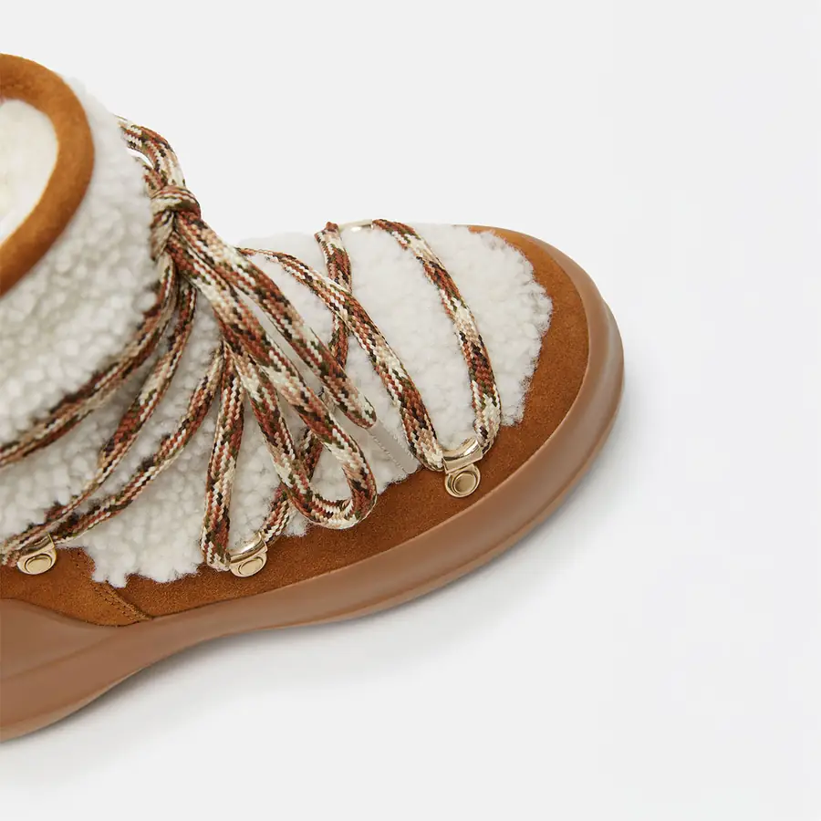 Moon Boot Luna Boot Shearling Kadın Kürklü Kar Botu