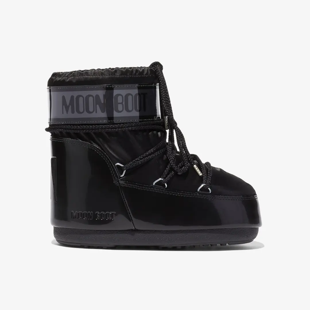 Moon Boot  Kız Çocuk Bağcıklı Kar Botu - Siyah