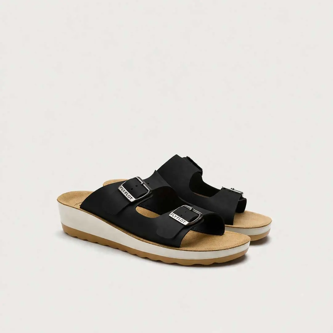 Fly Flot SYNTHETIC Kadın Platform Terlik - Siyah