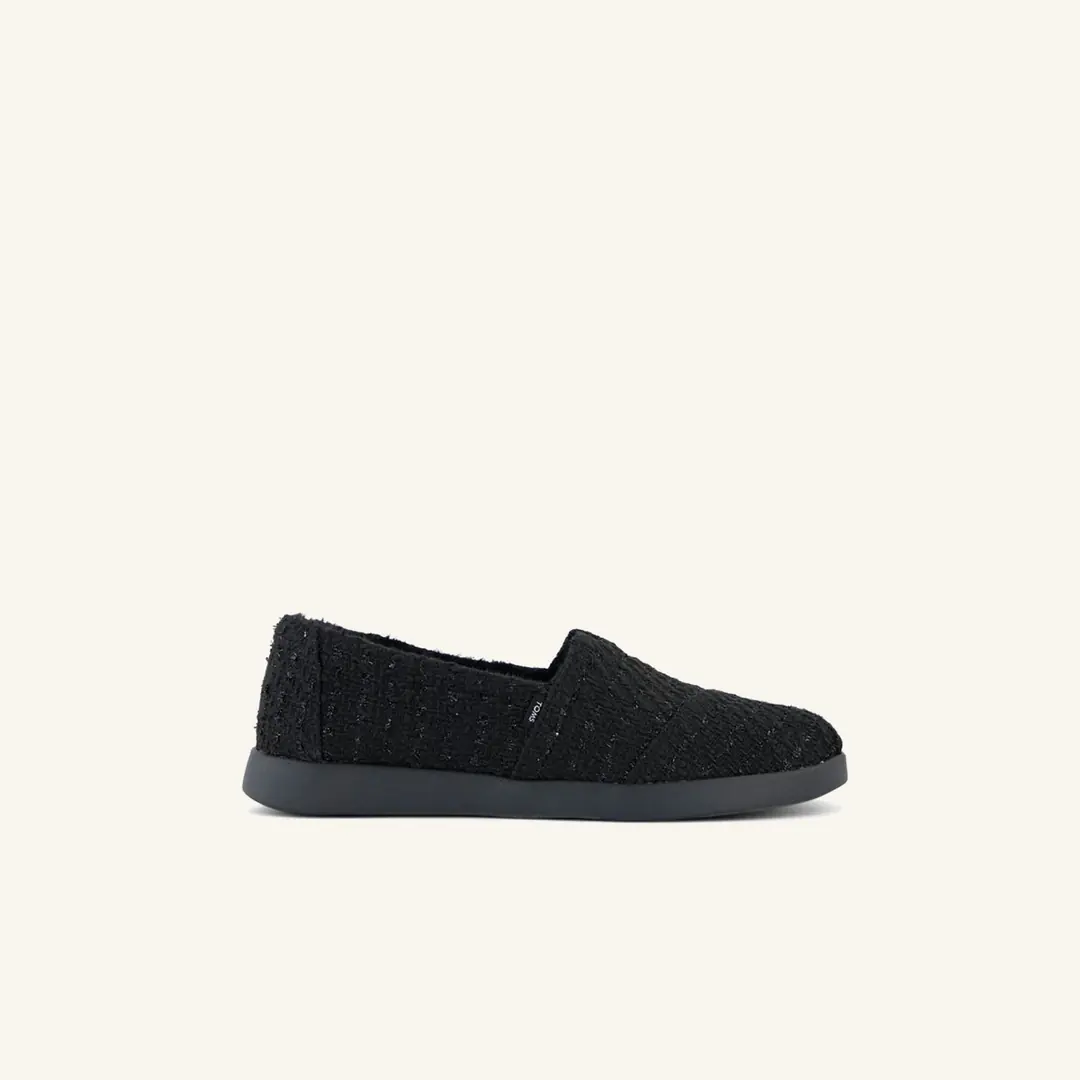 Toms Alpargata plus Kadın Espadril - Siyah
