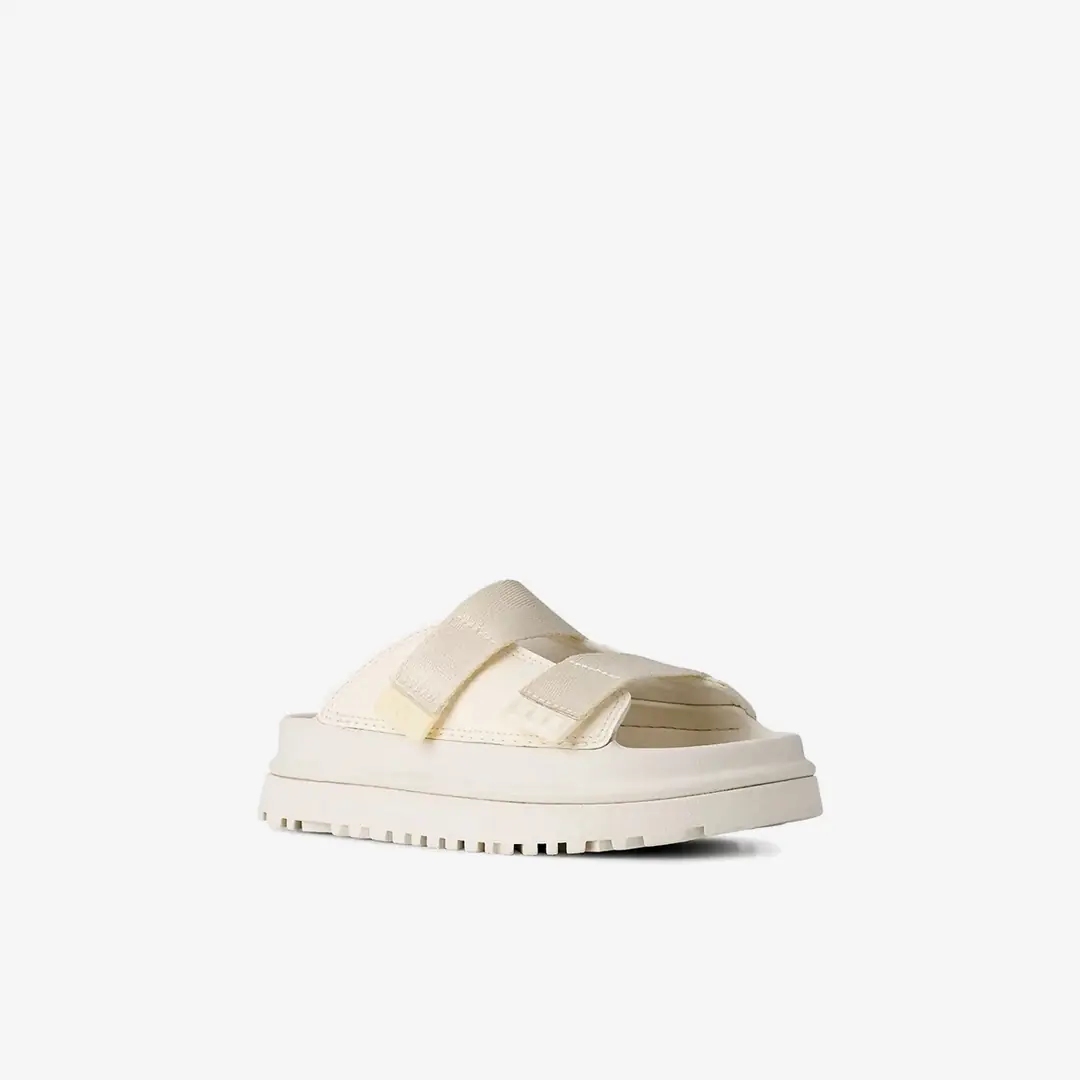 Ugg  Kız Çocuk Çift Bantlı Terlik - Beyaz