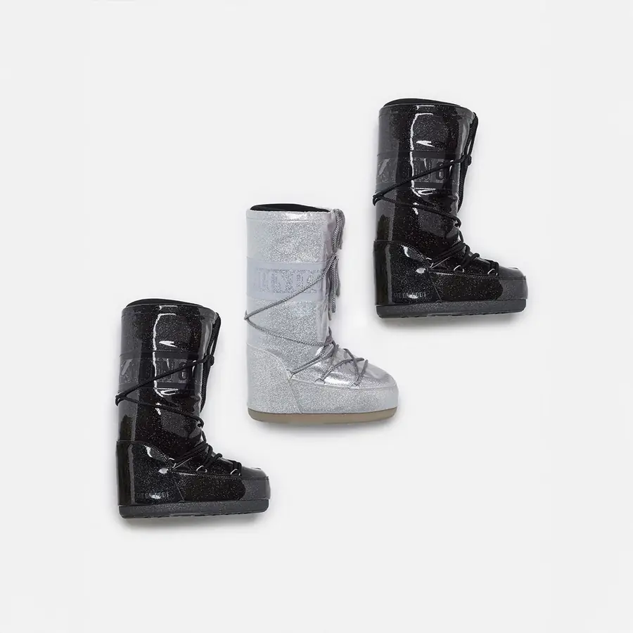 Moon Boot Icon Glitter Kadın Kar Botu