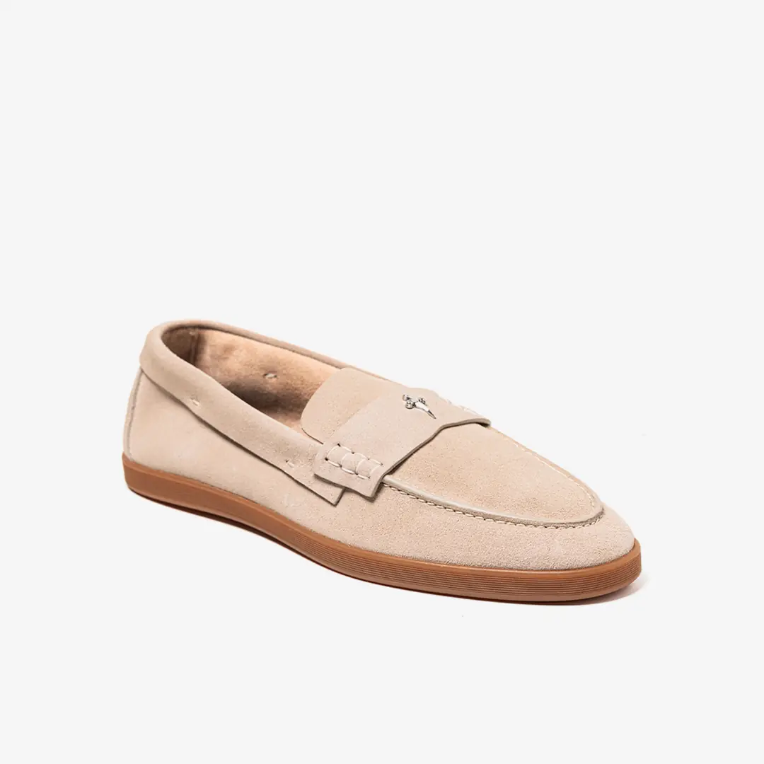 Paciotti Suede Erkek Loafer - Bej