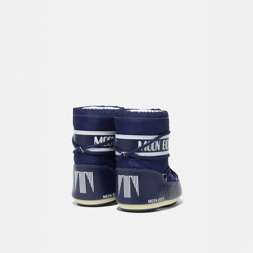 Moon Boot Mini Nylon Erkek Çocuk Kar Botu - Lacivert