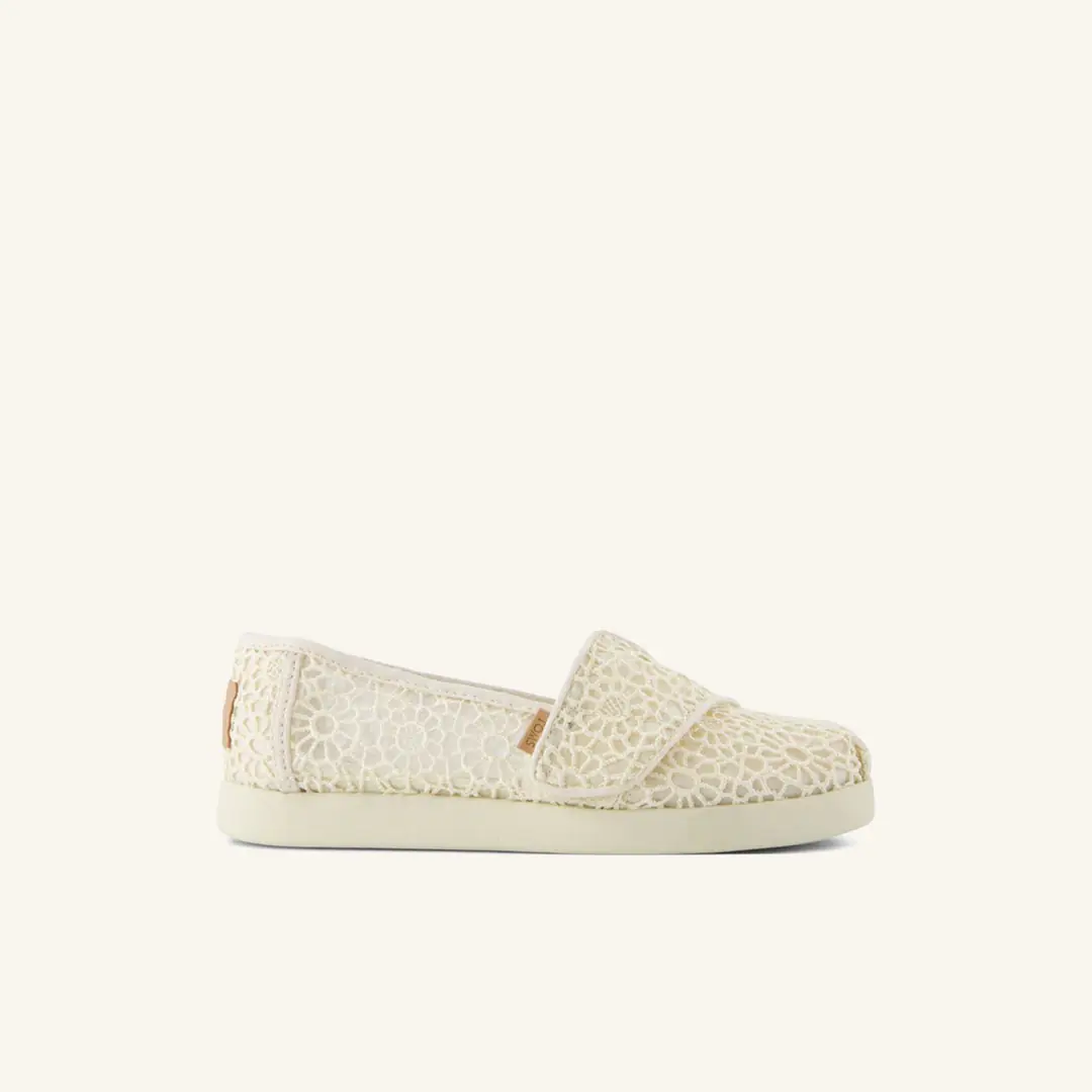 Toms Alpargata Kız Çocuk Espadril - Beyaz