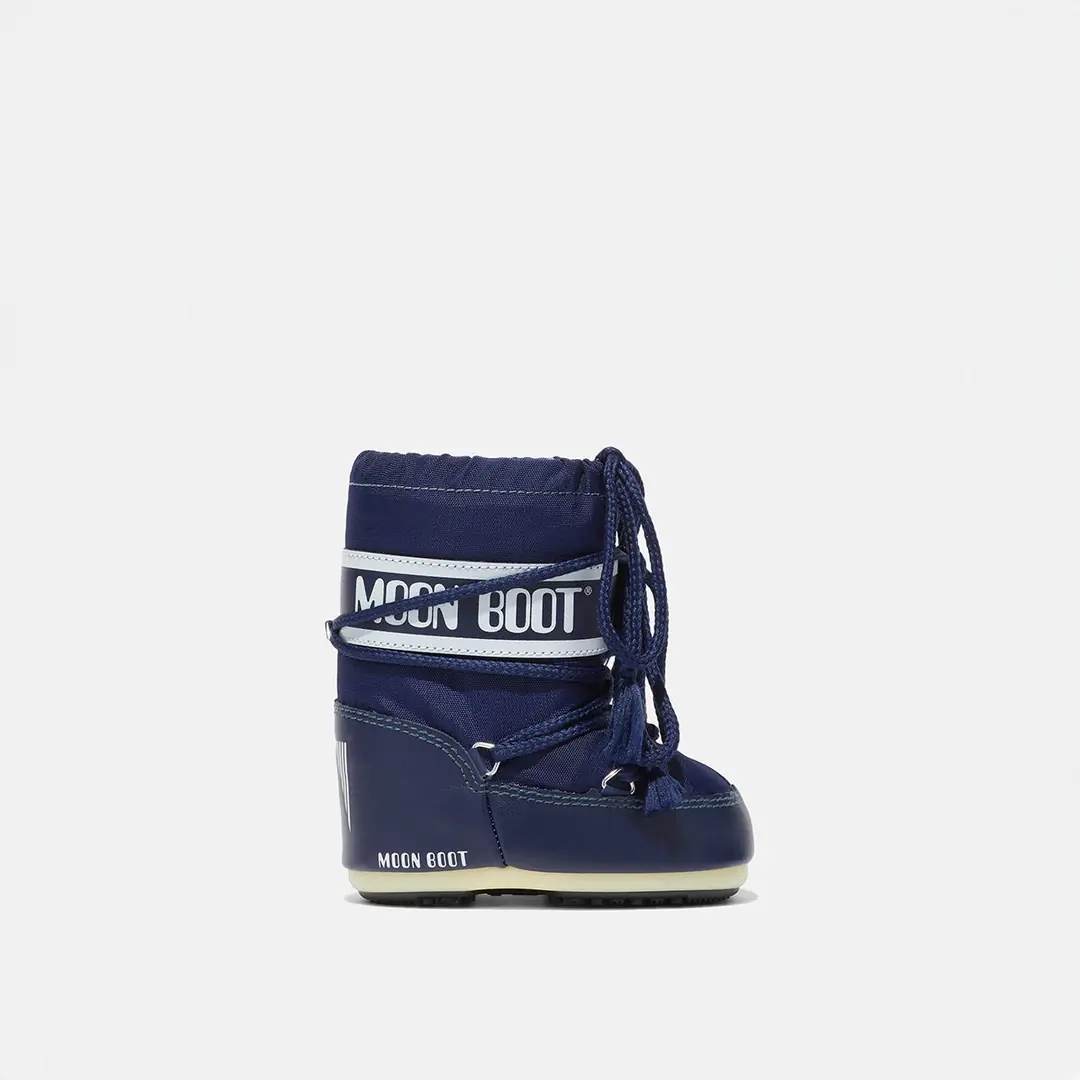 Moon Boot Mini Nylon Erkek Çocuk Kar Botu - Lacivert