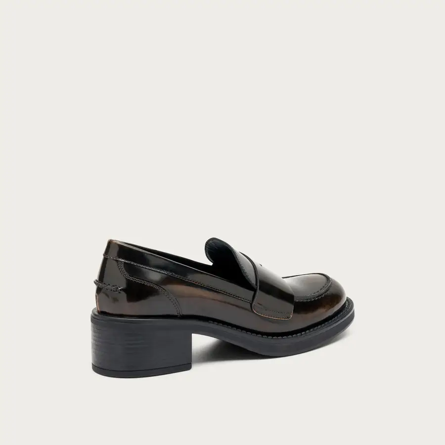 Frau Brush Kadın Topuklu Penny Loafer