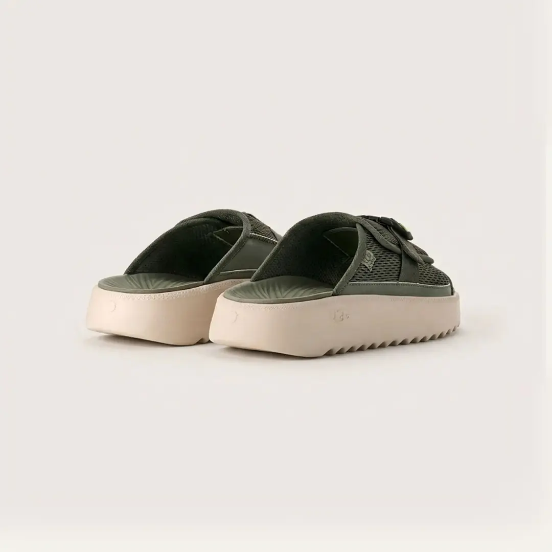 Ugg Maxxer Slide 2.0 Erkek Bantlı Terlik - Yeşil