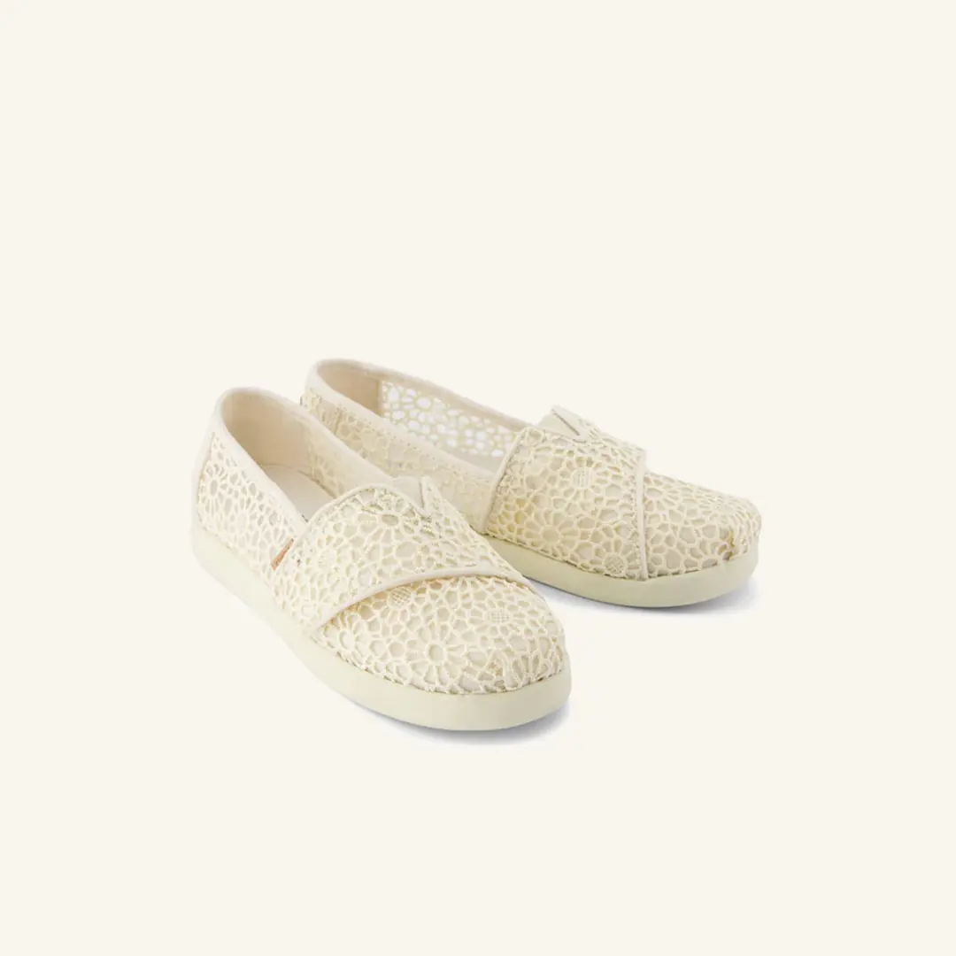 Toms Alpargata Kız Çocuk Espadril - Beyaz