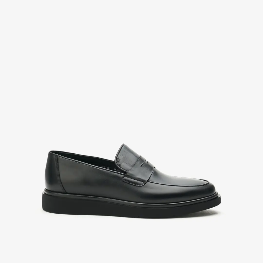 John May C30403 Erkek Penny Loafer - Siyah