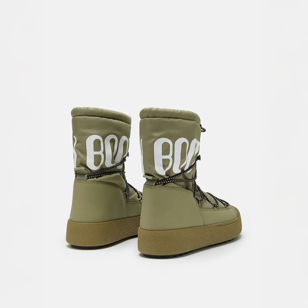 Moon Boot  Erkek Bağcıklı Kar Botu - Haki