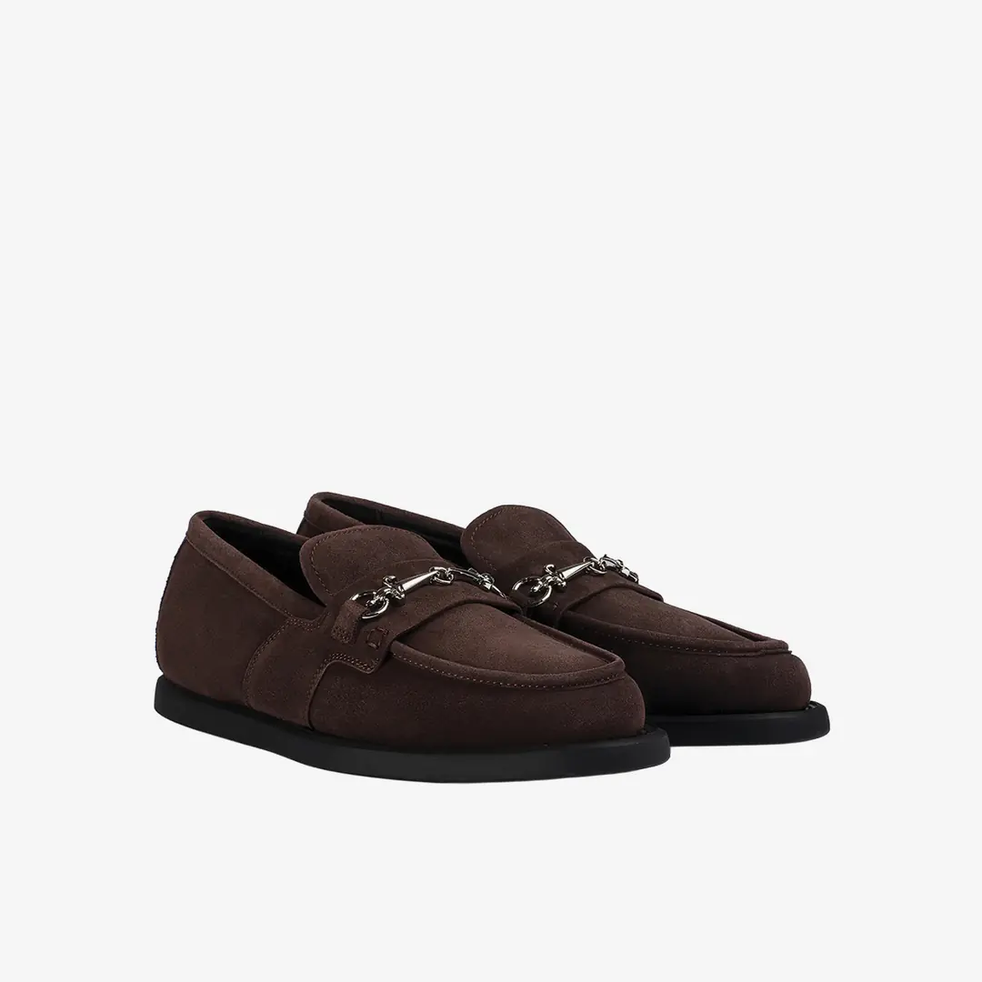 Paciotti  Erkek Aksesuar Detaylı Loafer - Kahverengi