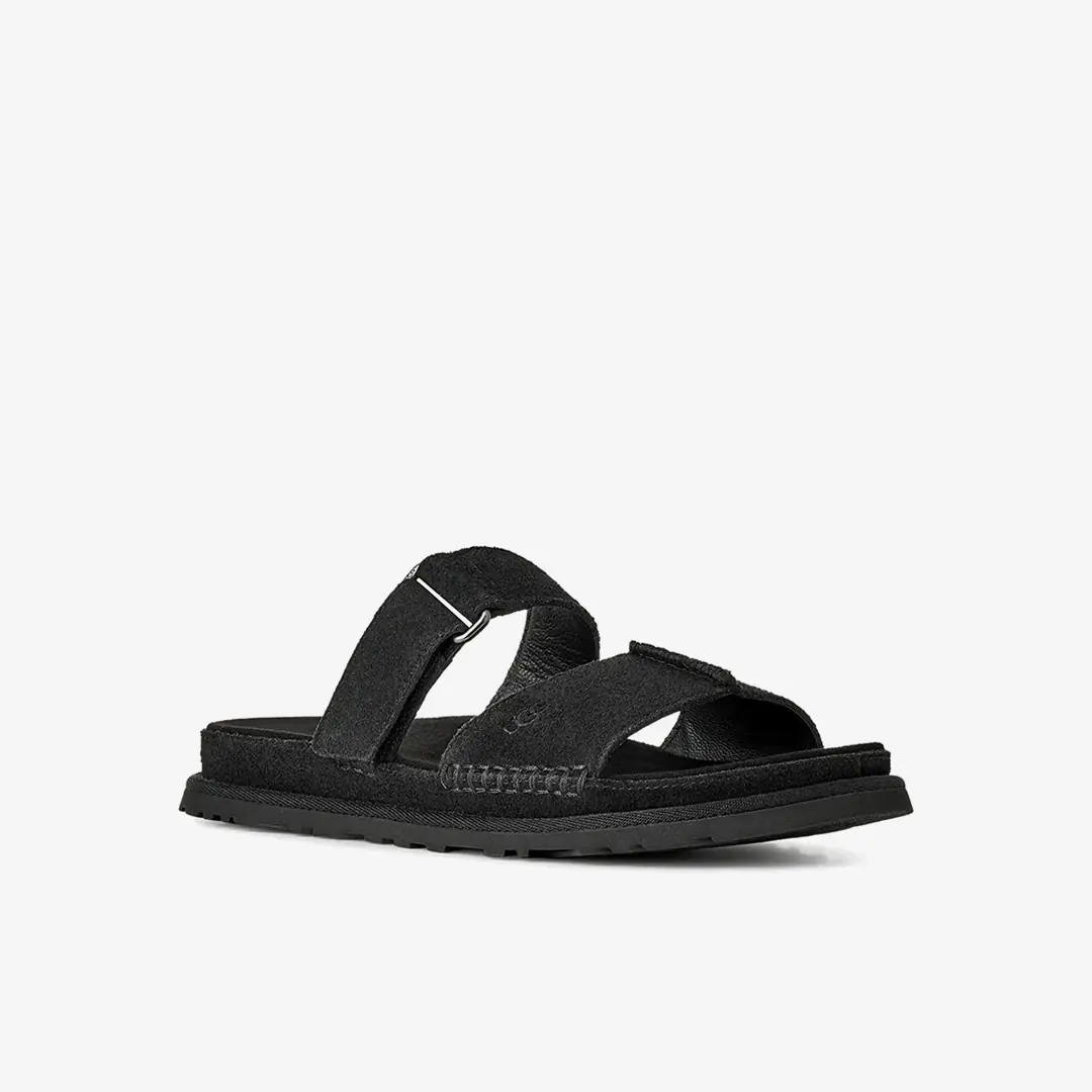 Ugg W GOLDENGAZE SLIDE Kadın Çift Bantlı Terlik - Siyah