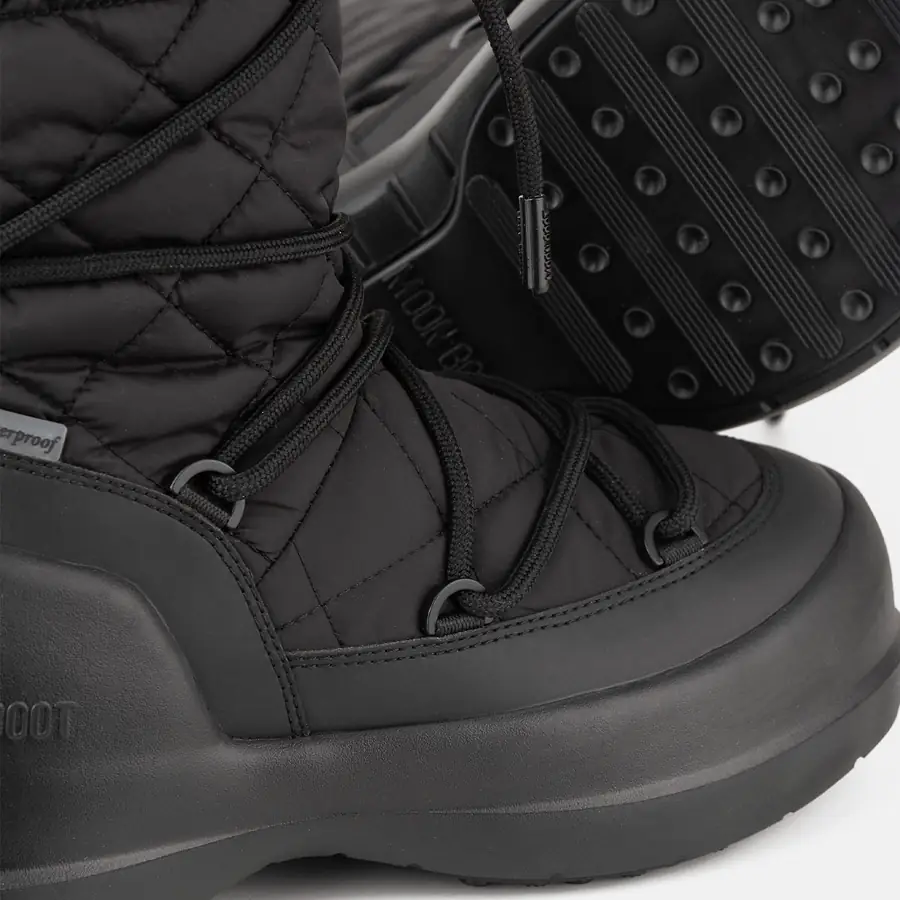 Moon Boot Mezzalluna Quilted Hight Boot Wp Kadın Bağcıklı Kar Botu