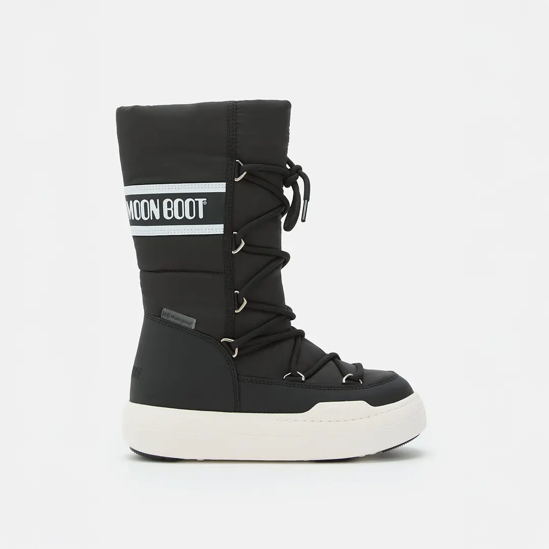 Moon Boot Jr Park Tube Lace Kadın Kar Botu - Siyah