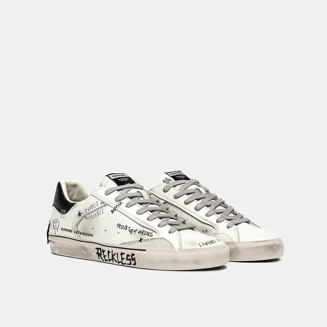 Crime London Distressed Erkek Aksesuar Detaylı Loafer