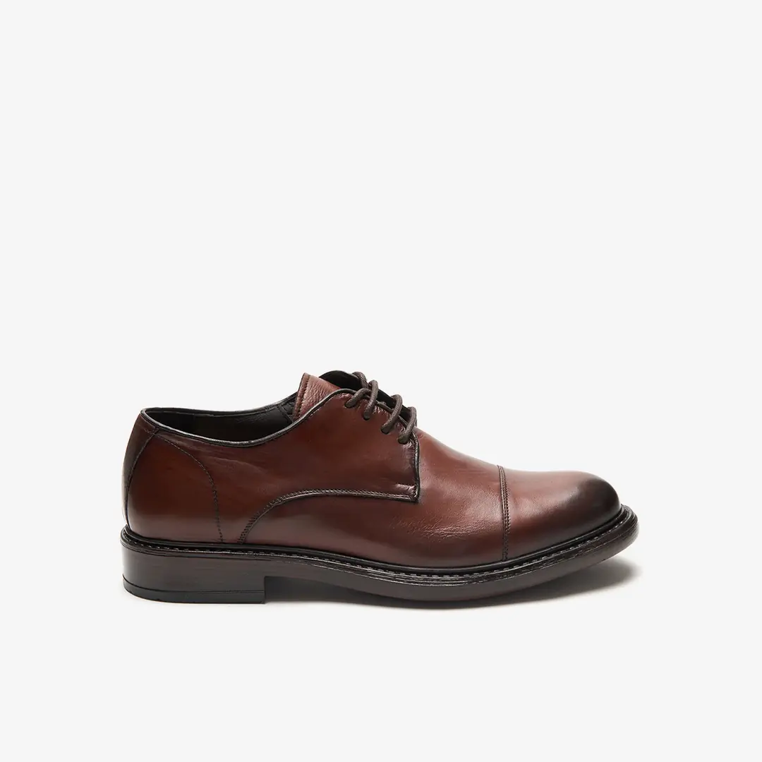 Exton Soft Erkek Derby - Koyu Kahverengi