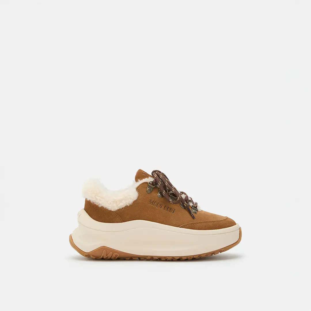 Moon Boot Moon247 City Shearling Kadın Sneaker - Taba