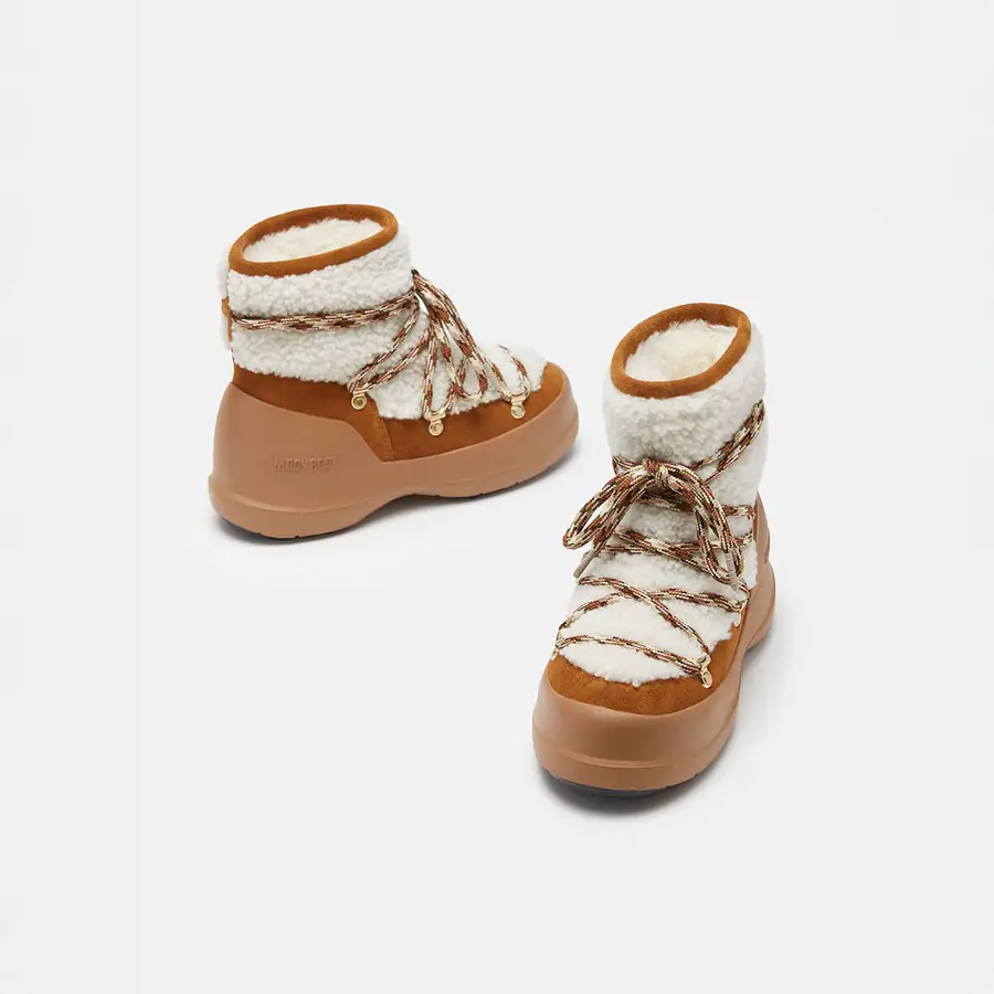 Moon Boot Luna Boot Shearling Kadın Kürklü Kar Botu