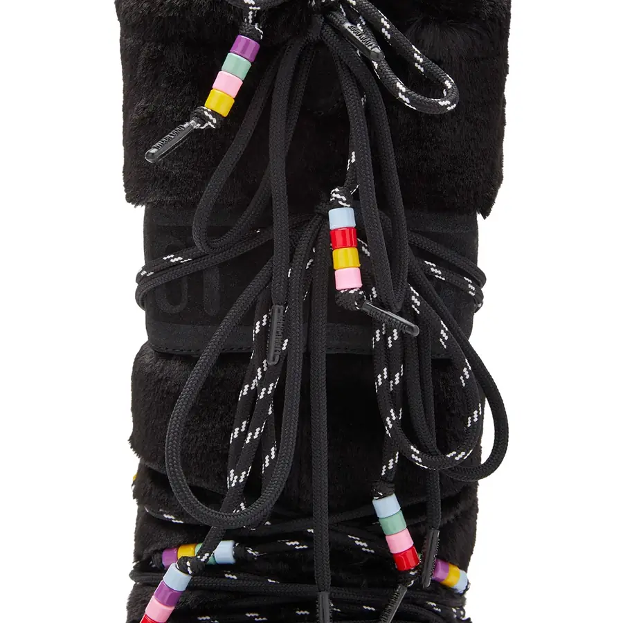 Moon Boot ICON FAUX FUR BEADS Kadın Kar Botu