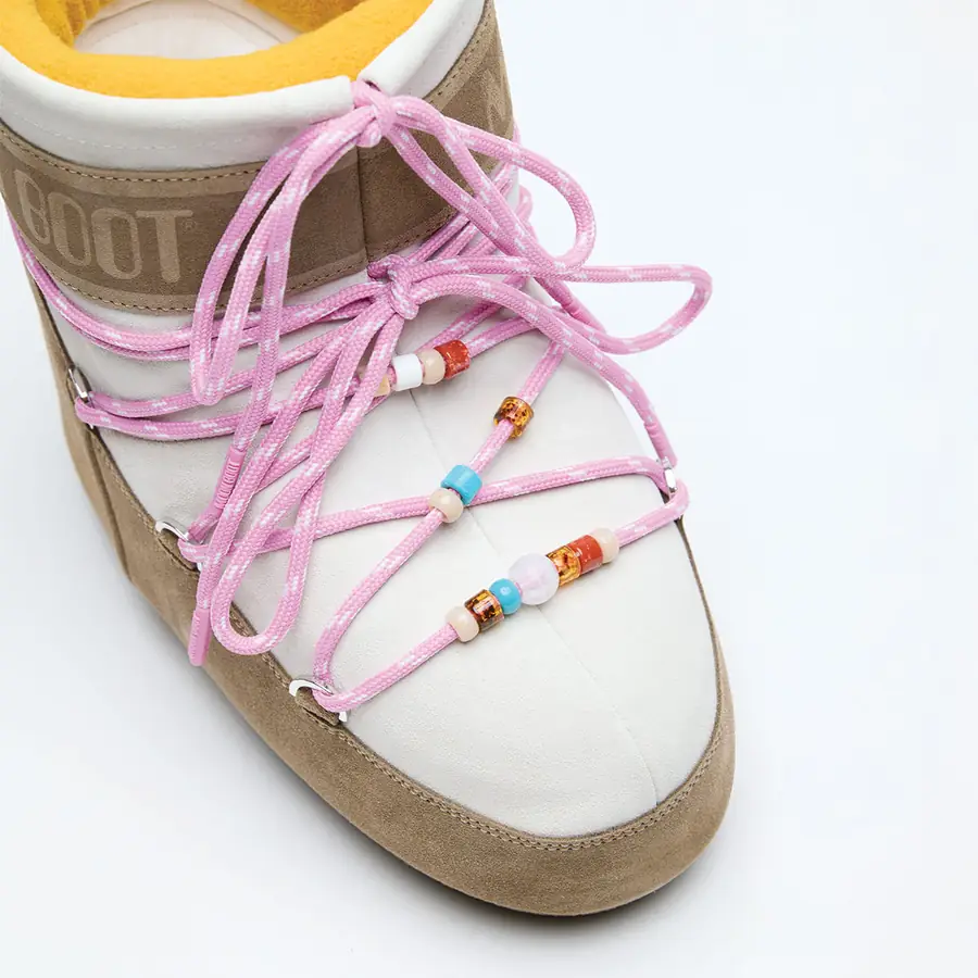 Moon Boot Mb X Gir Icon Low Suede Beads Kadın Kar Botu