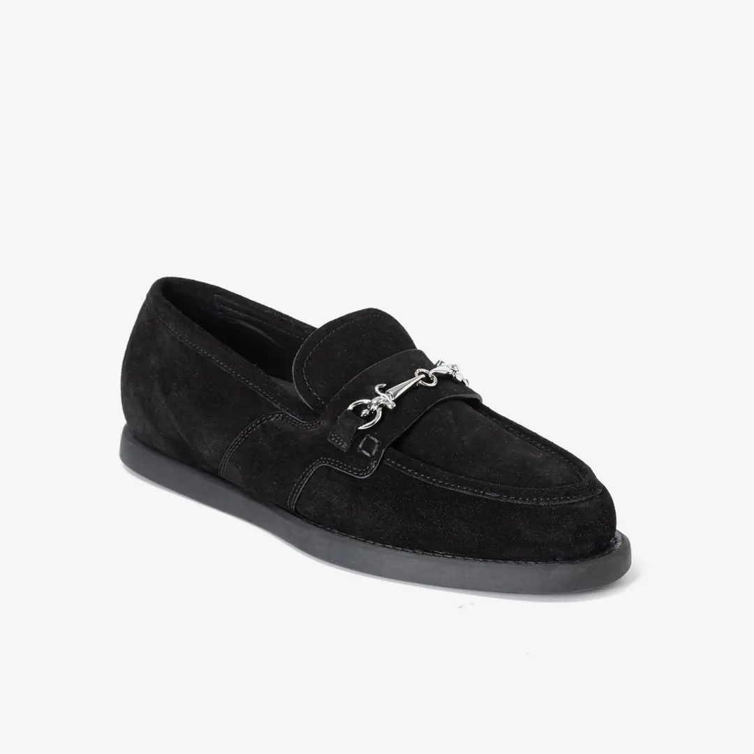 Paciotti  Erkek Aksesuar Detaylı Loafer - Mat Siyah