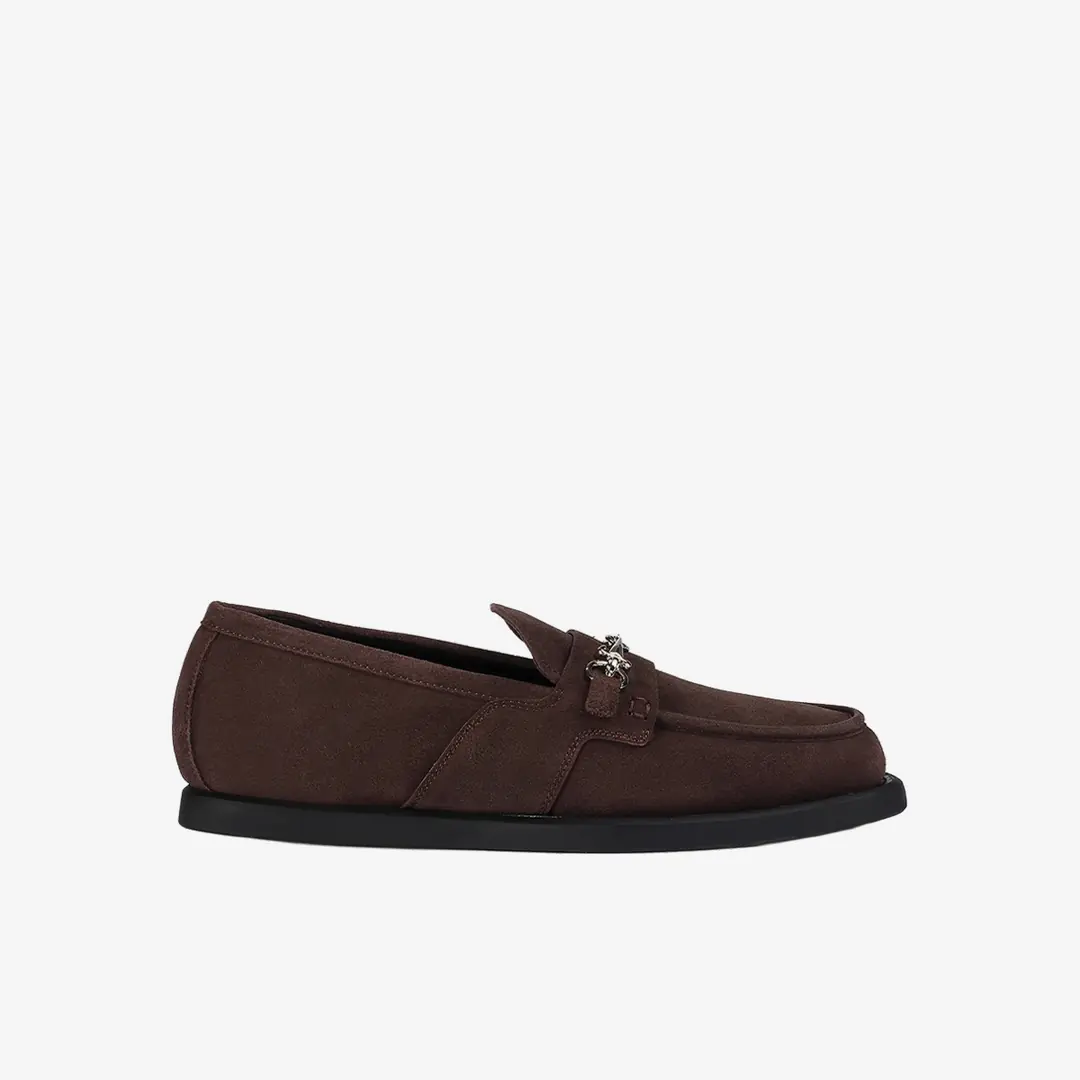 Paciotti  Erkek Aksesuar Detaylı Loafer - Kahverengi