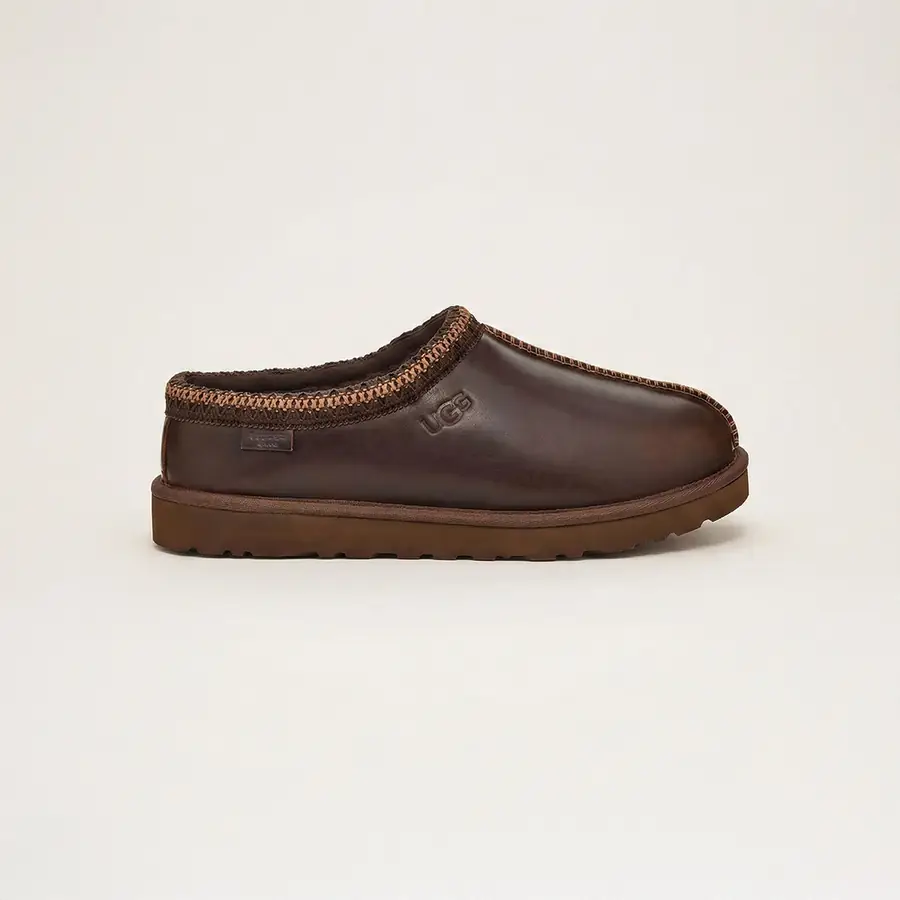 Ugg TASMAN LTHR REGEN Erkek Terlik