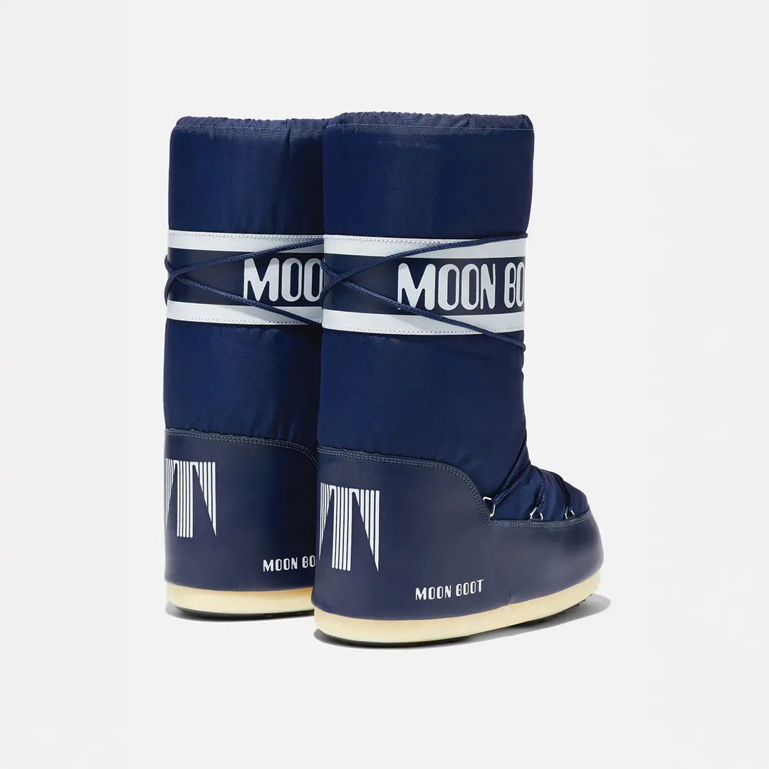 Moon Boot Icon Nylon Erkek Çocuk Kar Botu - Lacivert
