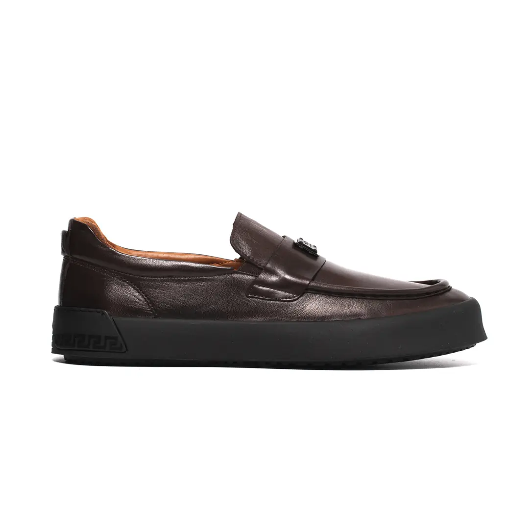 John May  Erkek Tokalı Loafer - Koyu Kahverengi