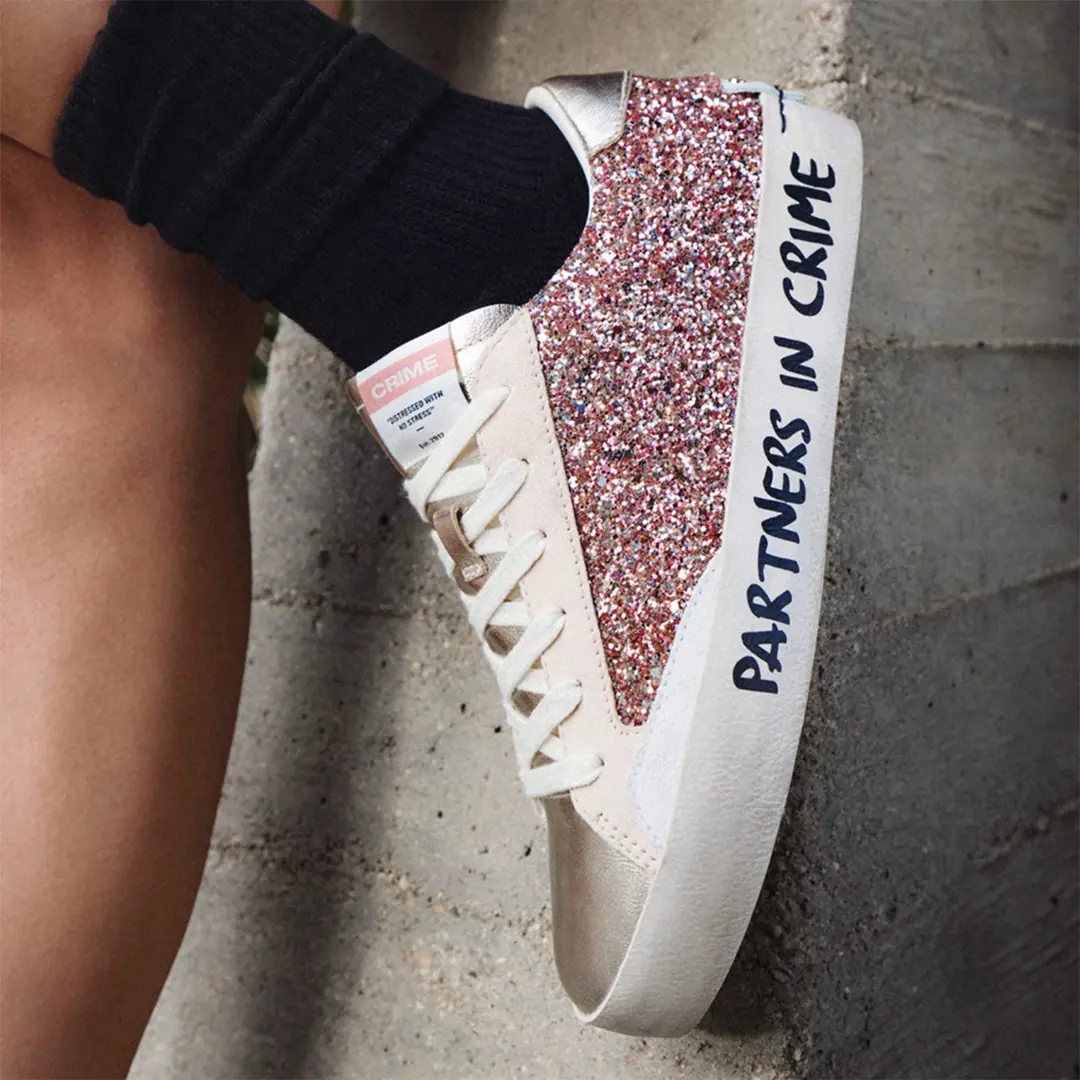 Crime London Distressed Kadın Sneaker