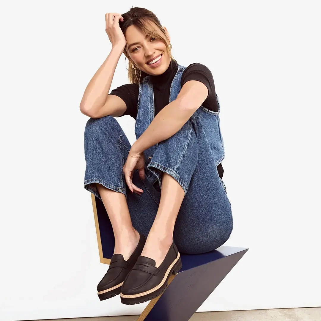 Toms CARA Kadın Kalın Tabanlı Loafer - Siyah