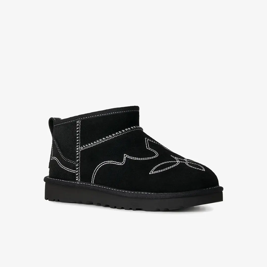 Ugg Classic Ultra Mini Kadın Bot - Siyah