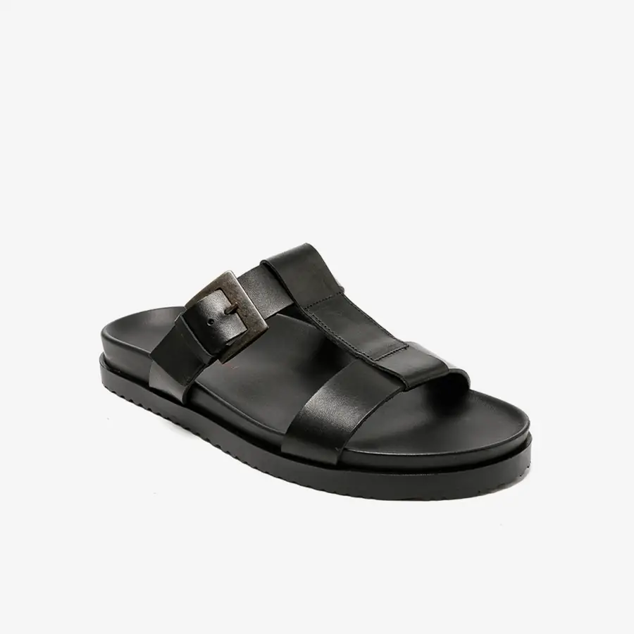 The Sandals Factory Leather Erkek Bantlı Terlik