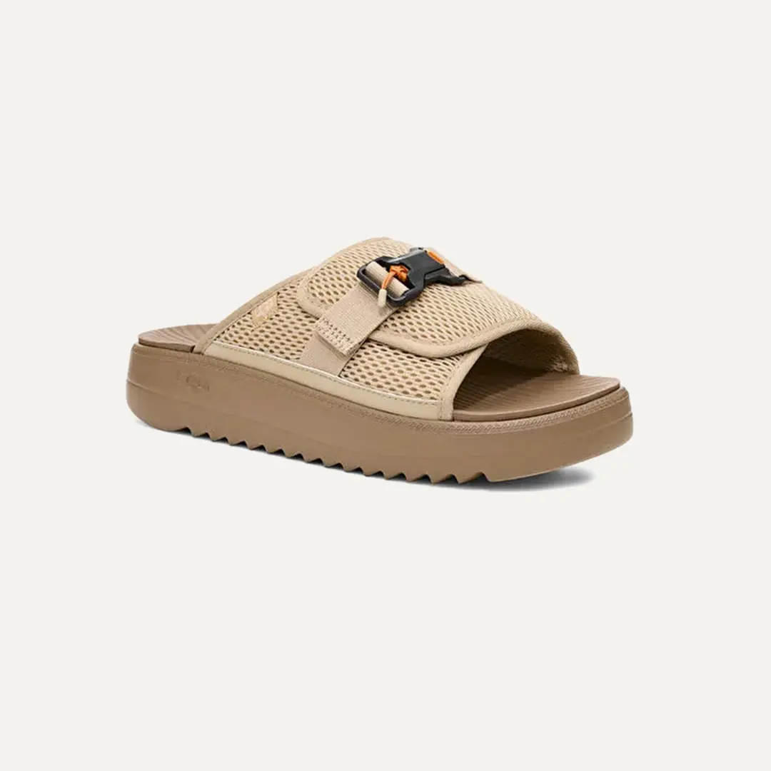 Ugg Maxxer Slide 2.0 Erkek Bantlı Terlik - Koyu Bej