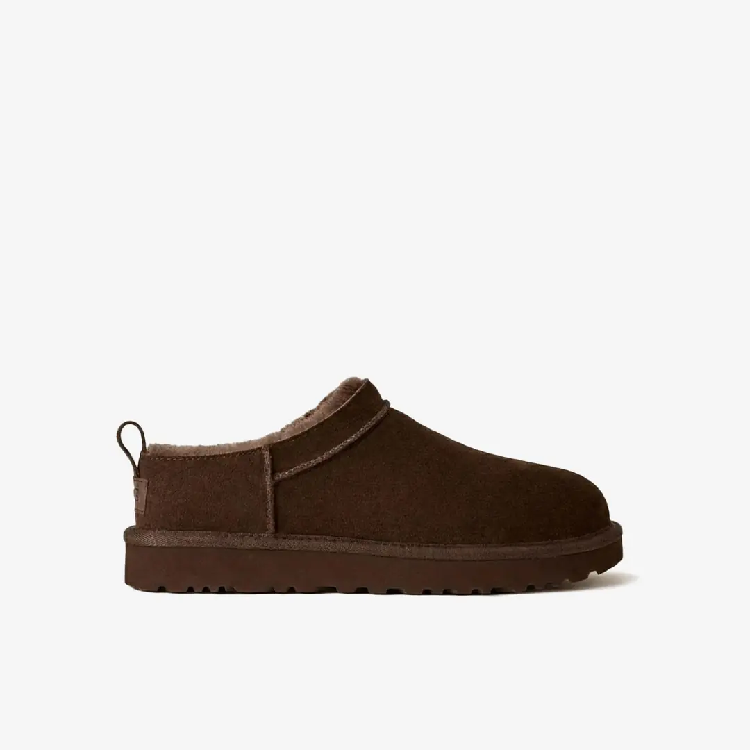 Ugg Classic Micro Erkek Terlik - Koyu Kahverengi