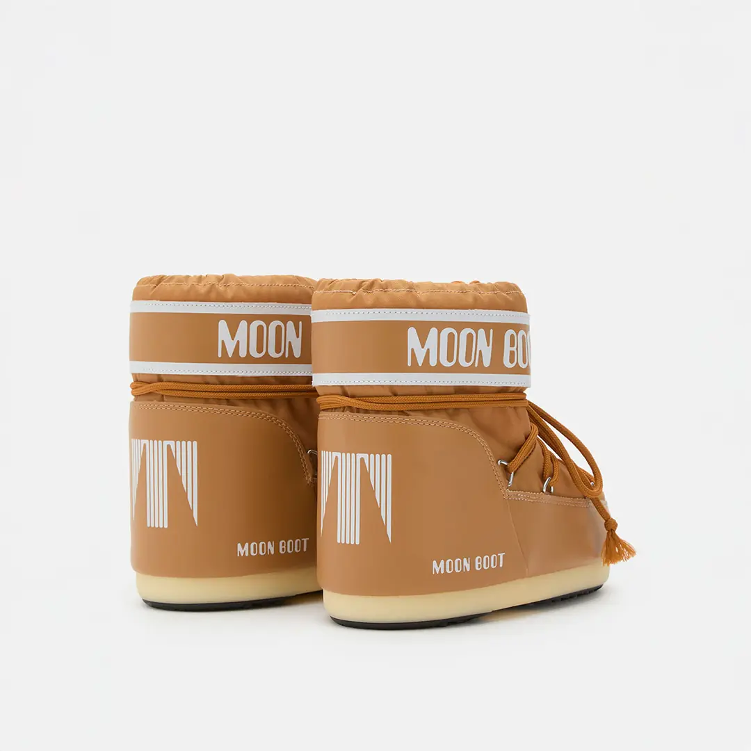 Moon Boot Icon Low Classic Nylon Kadın Kar Botu - Taba