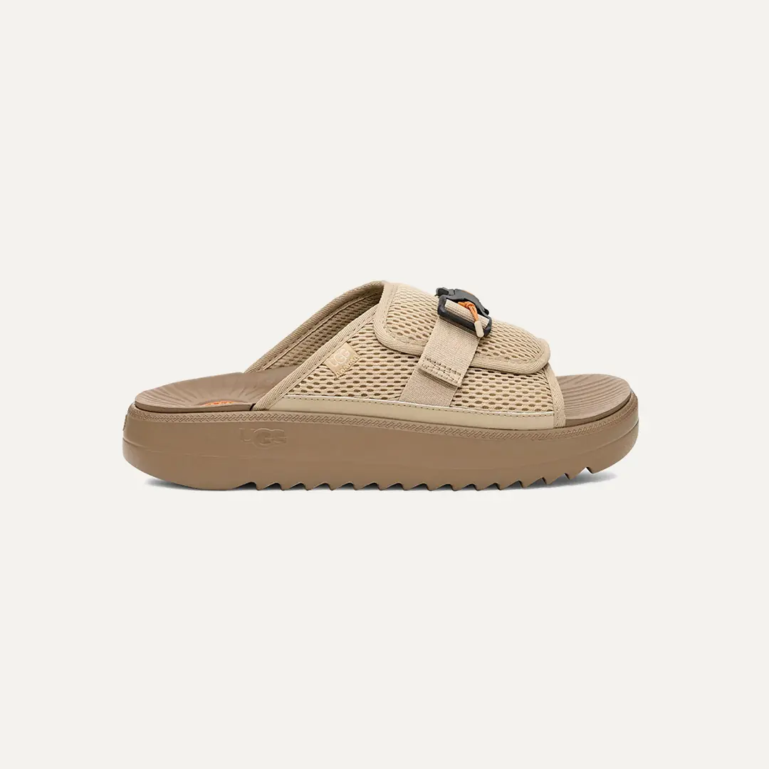 Ugg Maxxer Slide 2.0 Erkek Bantlı Terlik - Koyu Bej