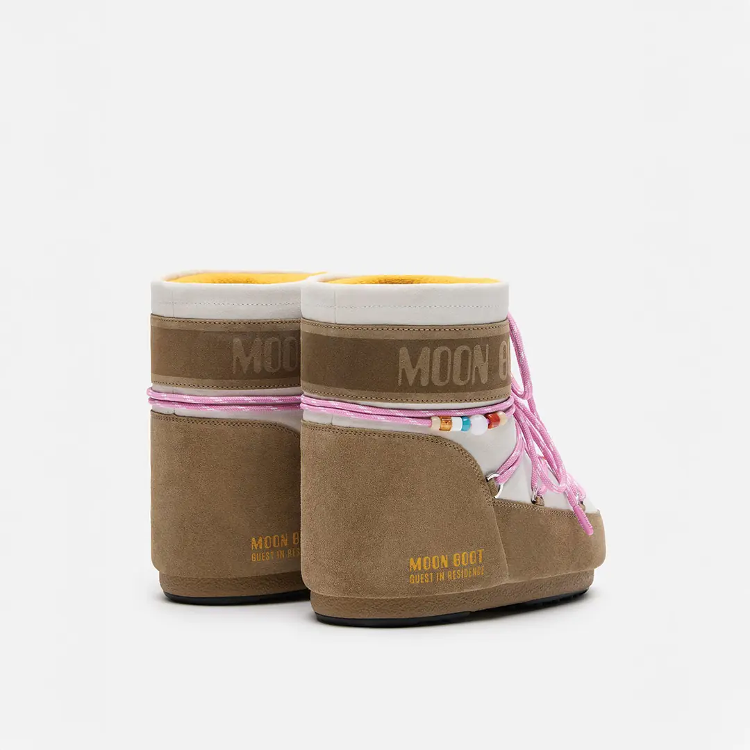 Moon Boot Mb X Gir Icon Low Suede Beads Kadın Kar Botu - Çok Renkli