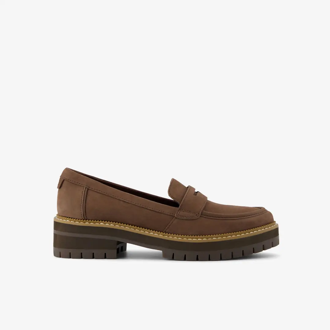 Toms CARA Kadın Kalın Tabanlı Loafer - Kahverengi