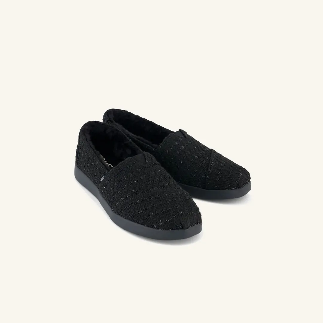 Toms Alpargata plus Kadın Espadril - Siyah