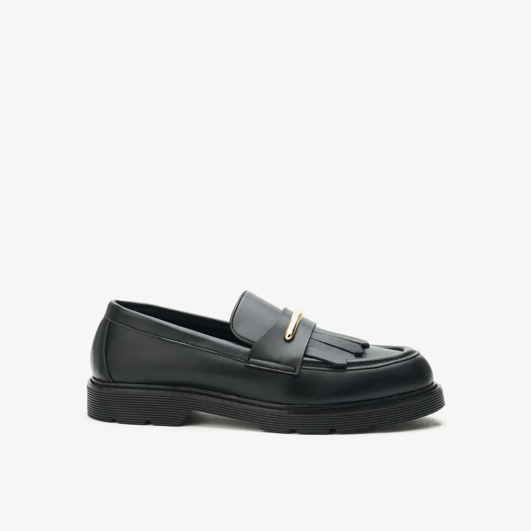 Nacree  Kadın Loafer - Mat Siyah
