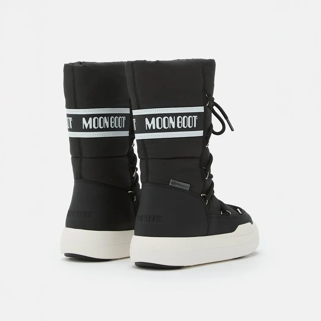 Moon Boot Jr Park Tube Lace Kadın Kar Botu - Siyah