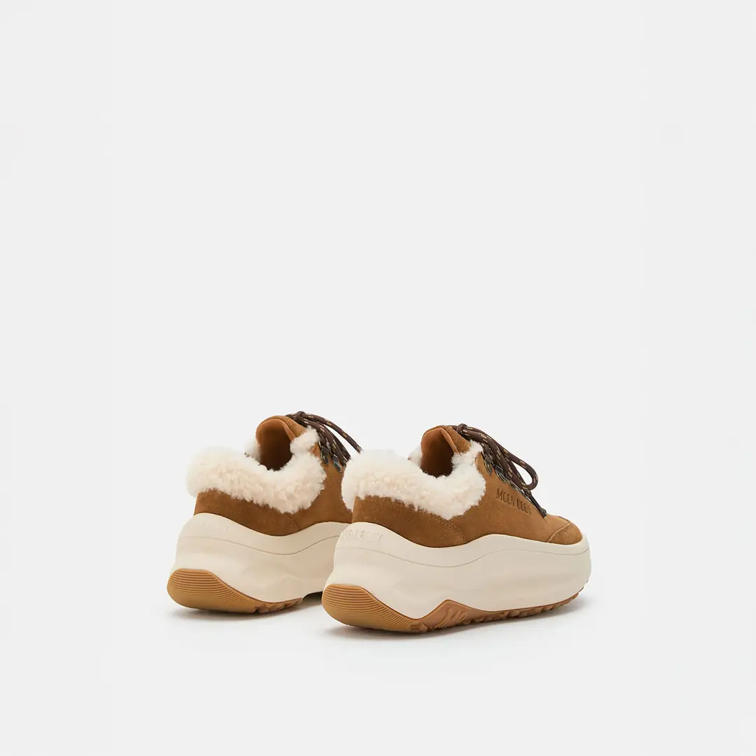 Moon Boot Moon247 City Shearling Kadın Sneaker - Taba
